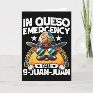 Cartão Emergência de Queso Ligue 9 Juan Juan! Piada Diver