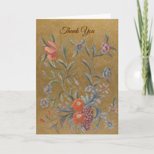 Cartão Emery Gellert Floral Pintura Famosa,Obrigado