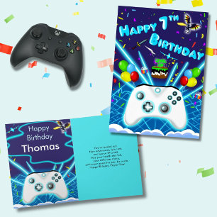 Cartão Emic Gamer Feliz Acerte Crítico à Placa de Anivers