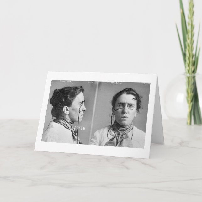 Cartão Emma Goldman - anarchist, 1911 (Frente)