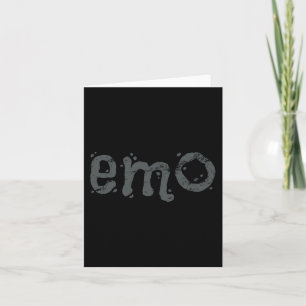 Cartão EMO E Gótico Estático - Emo Preto Distante