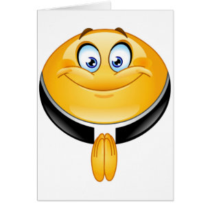 Cartão emoji do padre