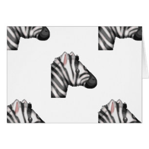 Cartão emoji zebra