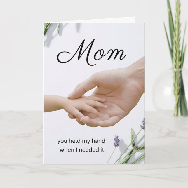 Cartão Emotional Mother Appreciation Card lavendar (Frente)