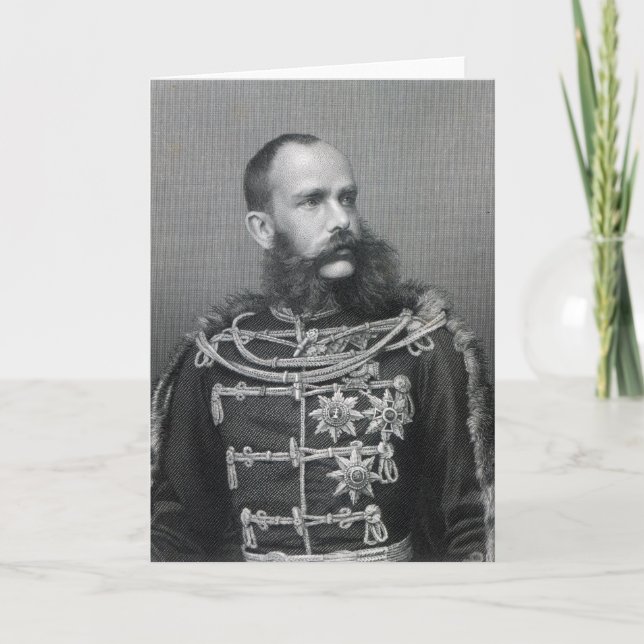 Cartão Emperor Franz Joseph I of Austria (Frente)