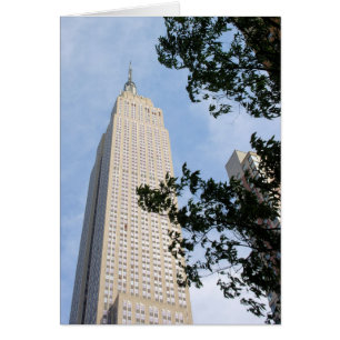 Cartão Empire State Building - Nova Iorque - Dentro Vazio