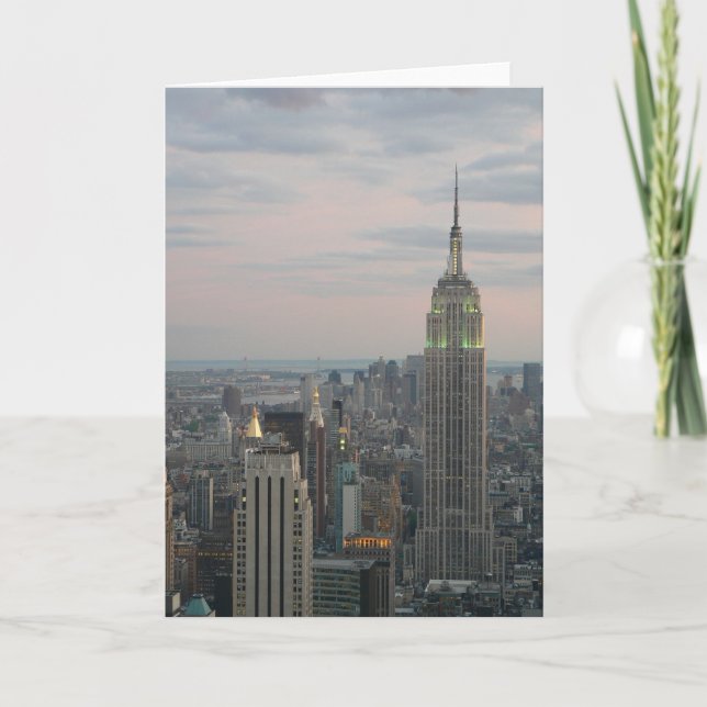 Cartão Empire State Twilight (Frente)