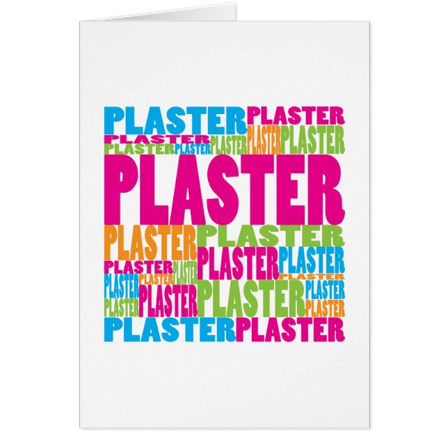 Cartão Emplastro colorido (Frente)