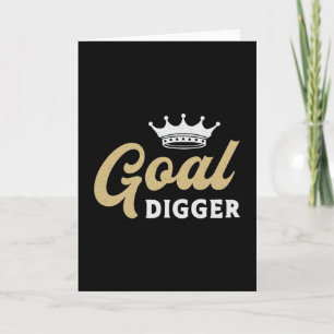 Cartão Empreendedor Goal Digger Chefe Diretor Executivo
