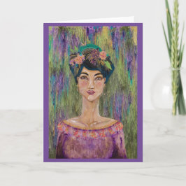 Cartão Empress Ametyst Asiático Nobre Queen