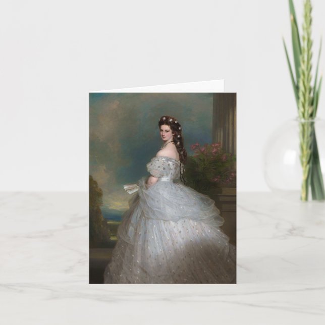 Cartão Empress Elisabeth of Austria - Régua (Frente)