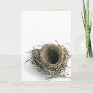 Cartão "empty nest" greeting card