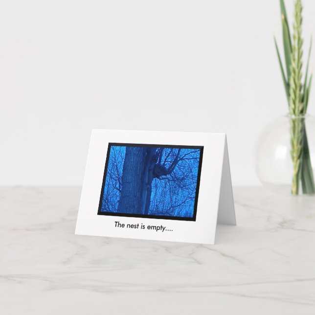 Cartão Empty Nest/Here For You Note Card (Frente)