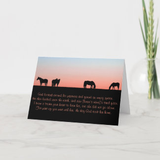 Cartão Empty Pasture