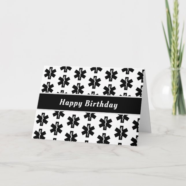 Cartão EMS Emergency Logo  (Frente)