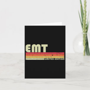 Cartão Emt Funny Job Profissão De Aniversário Ide