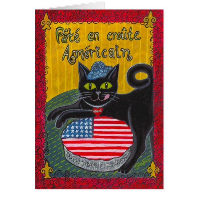 Cartão En Croûte Américain de Pâté (torta americana) (Frente)