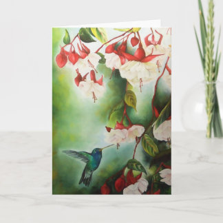 Cartão En Pointe Hummingbird Greeting Card