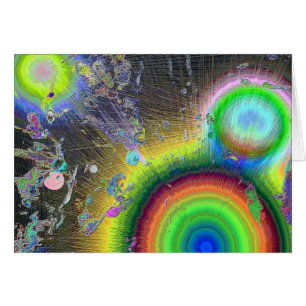 Cartão Enamel Sunburst Negativo