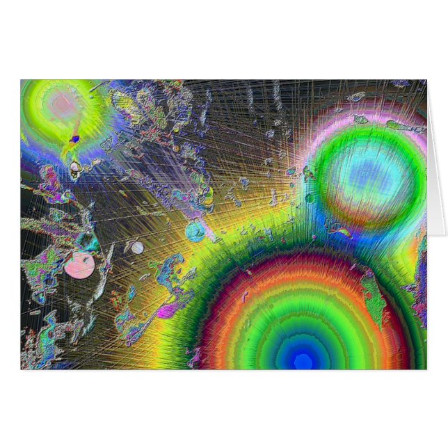 Cartão Enamel Sunburst Negativo (Frente Horizontal)