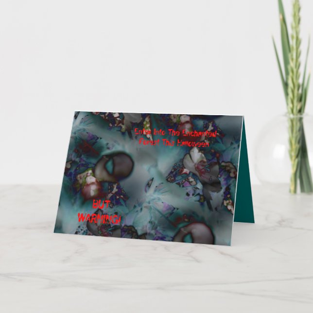 Cartão Enchanting Halloween Cards (Frente)