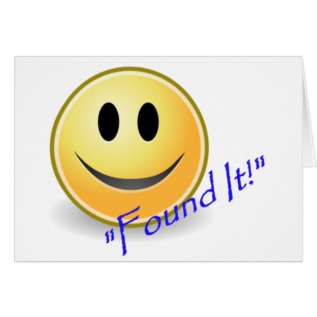 Cartão Encontrado lhe! Geocaching (Frente Horizontal)