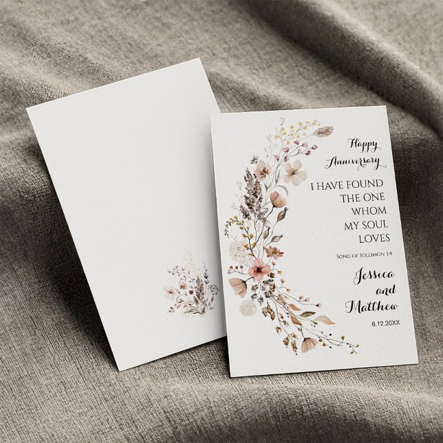 Cartão Encontrei aquele que minha alma ama (Criador carregado)