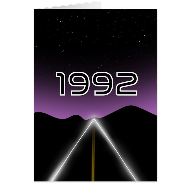 Cartão Encontros de 1992 (Frente)