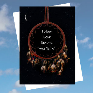 Cartão Encorajamento Seguir Seu Sonho