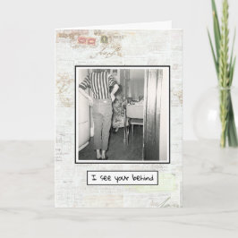 Cartão Encorajar Engraçado