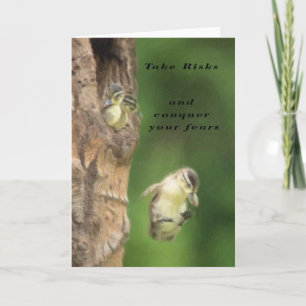 Cartão Encorajar Riscos