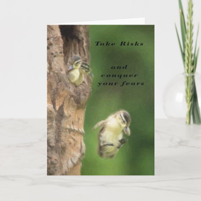 Cartão Encorajar Riscos (Frente)
