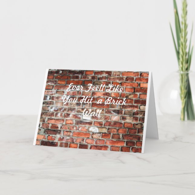 Cartão Encouragement (Frente)