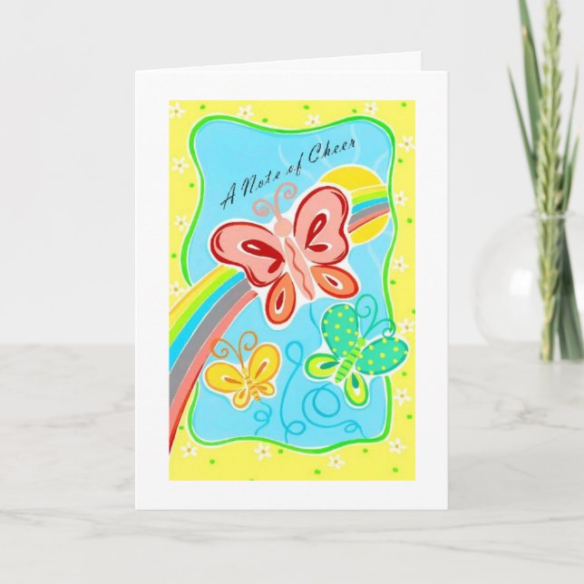 Cartão Encouragement-A note of cheer Card (Frente)