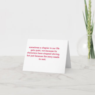 Cartão Encouragement Note Card