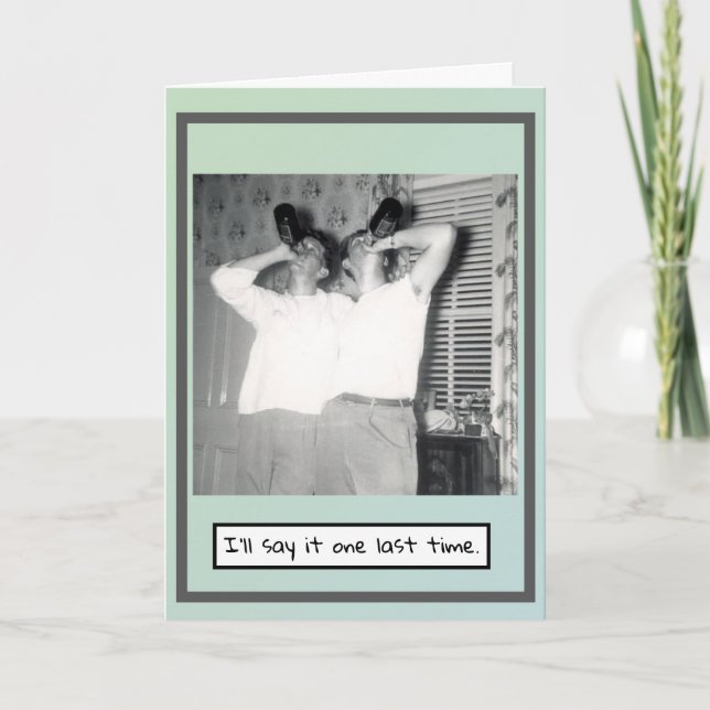 Cartão Encouragement Stop Drinking (Frente)