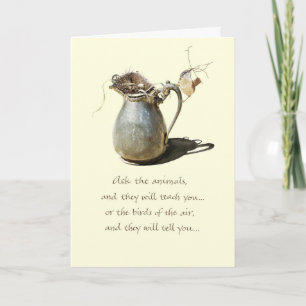 Cartão Encouragement/Wren Pitcher