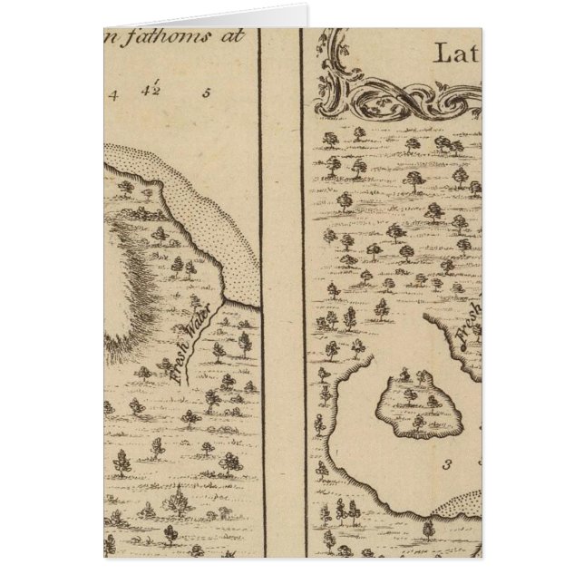 Cartão Endeavor River, Baía de Botany (Frente)