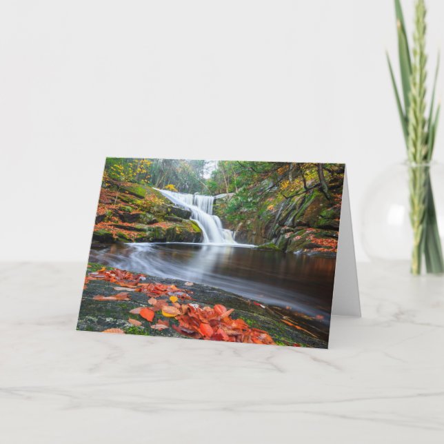 Cartão Ender's Falls in Fall (Frente)