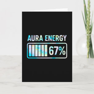 Cartão Energia Aura 67 67 Seis Sete Meme 