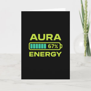 Cartão Energia Aura 67 Por Cento Meme Seis Sete Agricultu