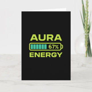 Cartão Energia Aura 67 Por Cento Meme Seis Sete Agricultu