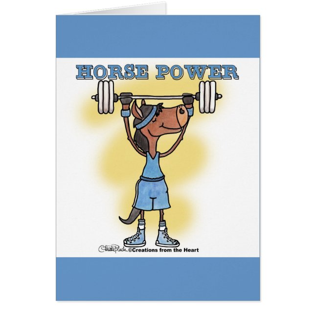 Cartão Energia do cavalo (Frente)