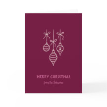 Enfeite de Natal com Nome da Família Personalizado
