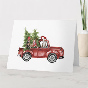 Cartão Enfeite De Natal De Carro Pitbull Presentes Engraç