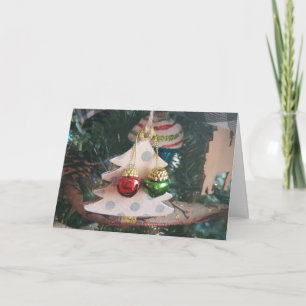 Cartão Enfeite de Natal País Árvore de Natal