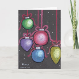 Cartão Enfeites Coloridos - KidsArt para CHOC