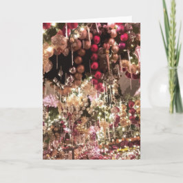 Cartão Enfeites de natal Elegantes