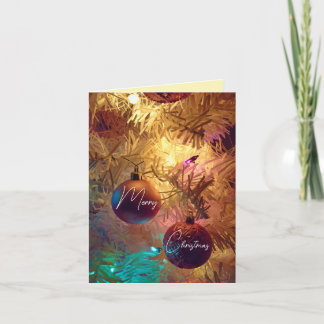 Cartão Enfeites de Natal - Feliz Natal