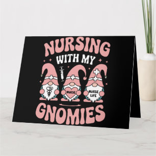 Cartão Enfermagem Com Meus Gnomos Enfermeira Gnome Vida D